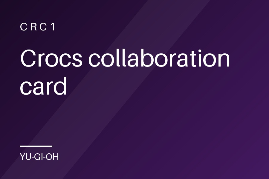 Crocs collaboration card
