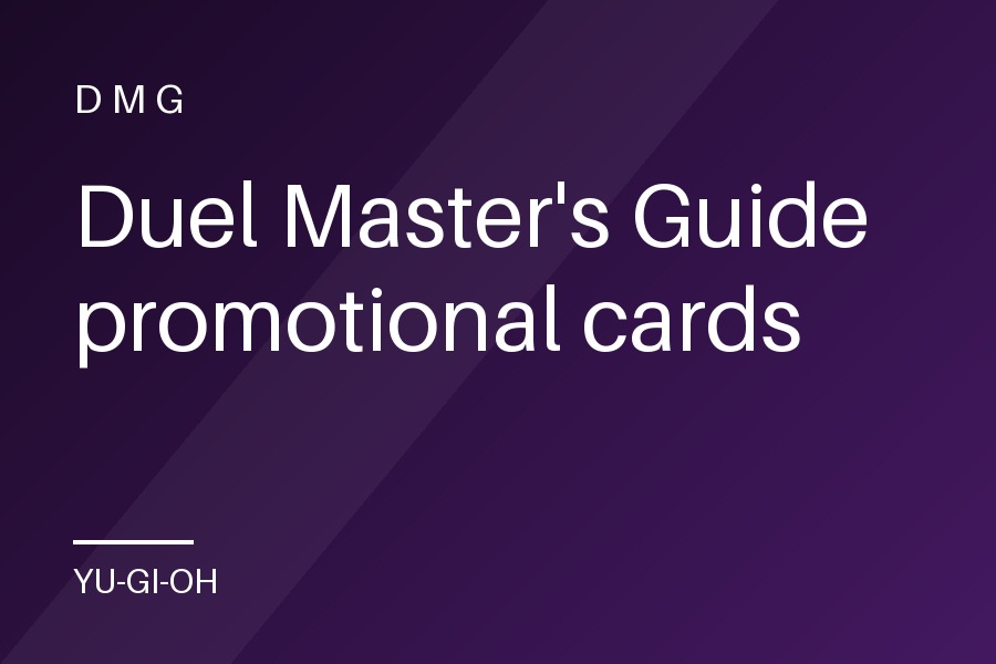 Duel Master's Guide promotional cards